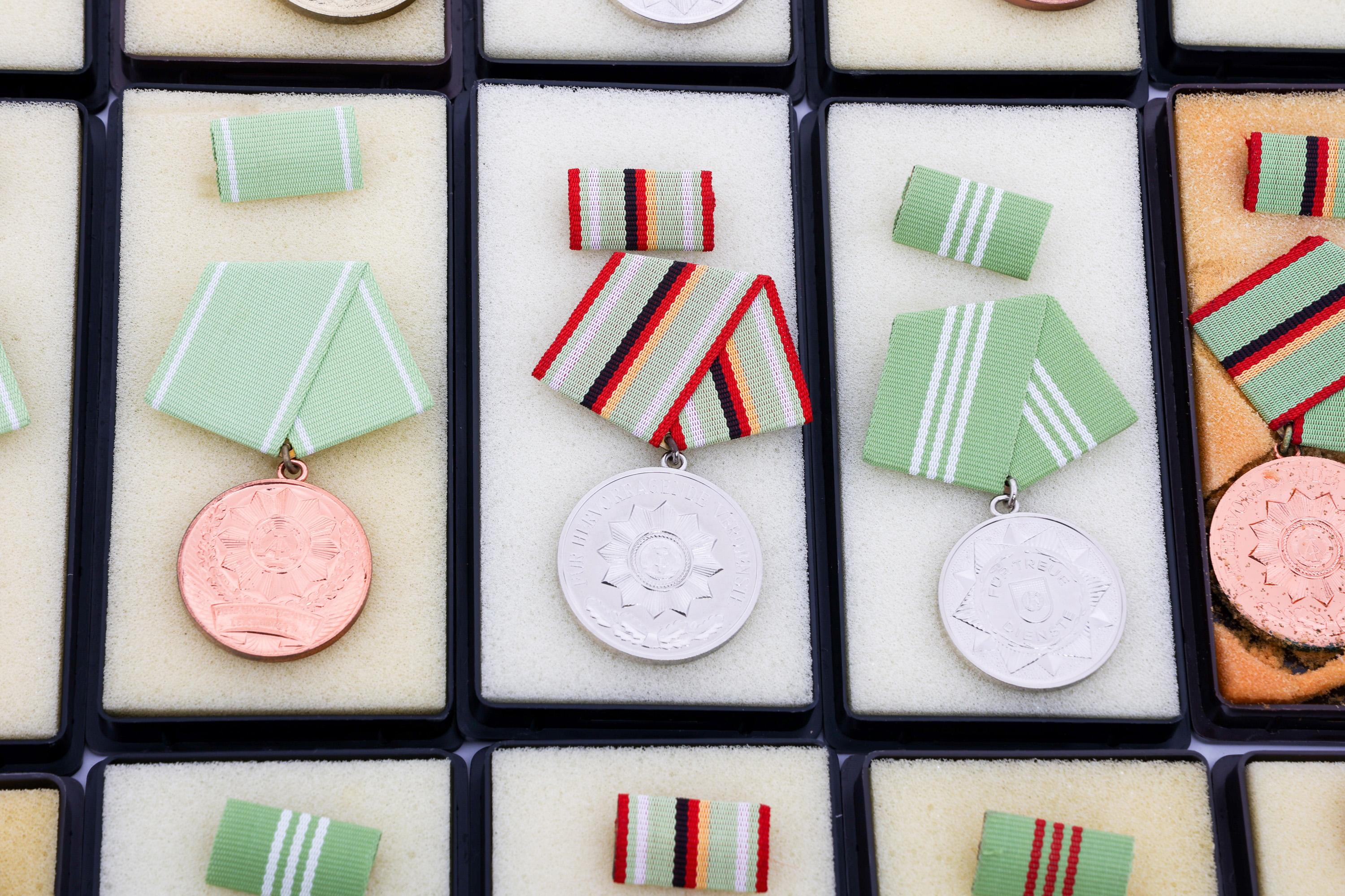 COLD WAR EAST GERMAN GDR ARMED FORCES MEDALS