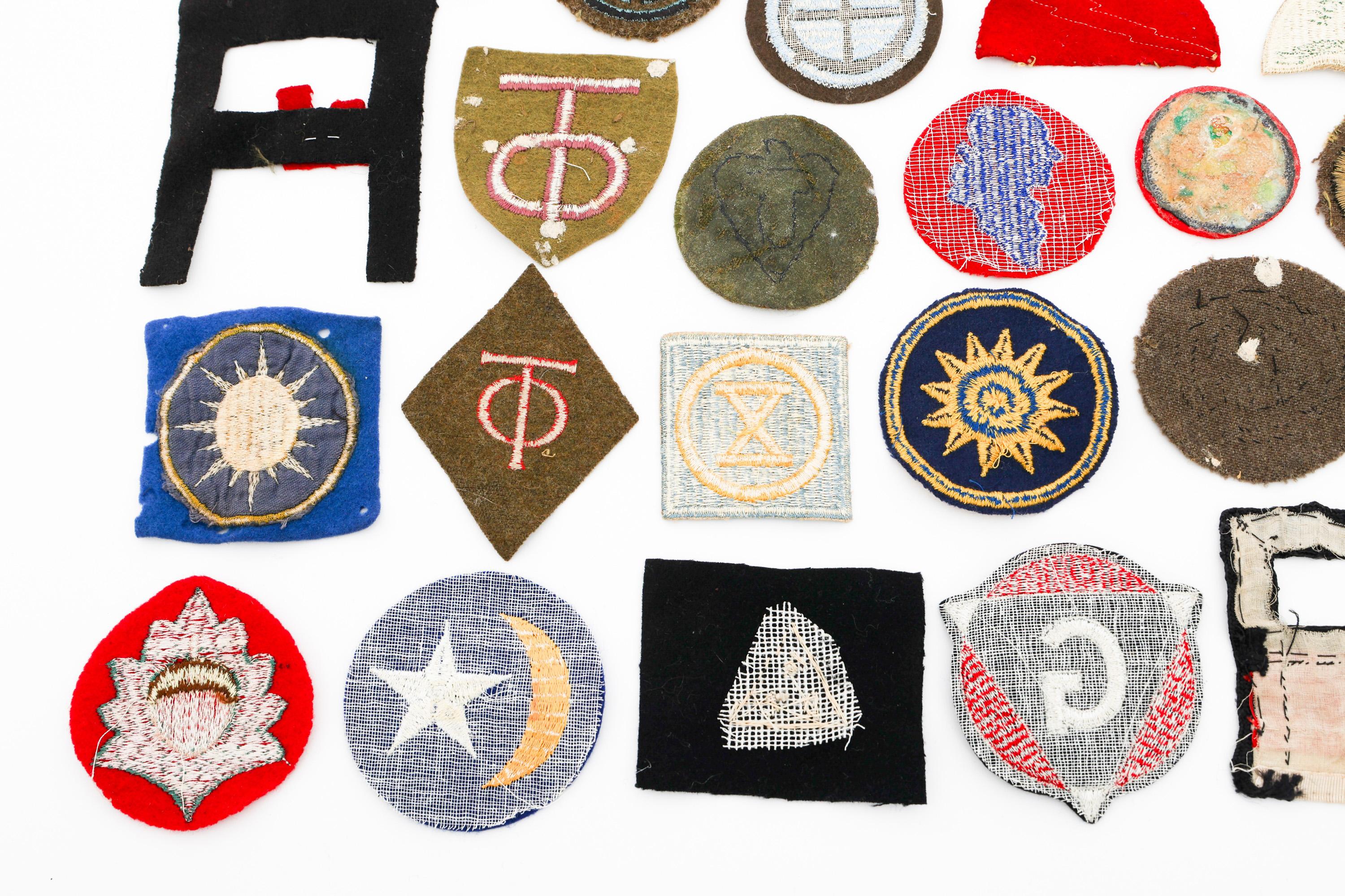 WWI - PRE WWII US ARMY INFANTRY DIVISION PATCHES