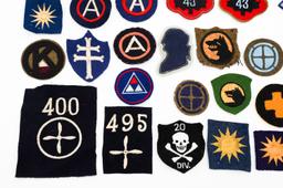 WWI - PRE WWII US ARMY INFANTRY & AERO PATCHES