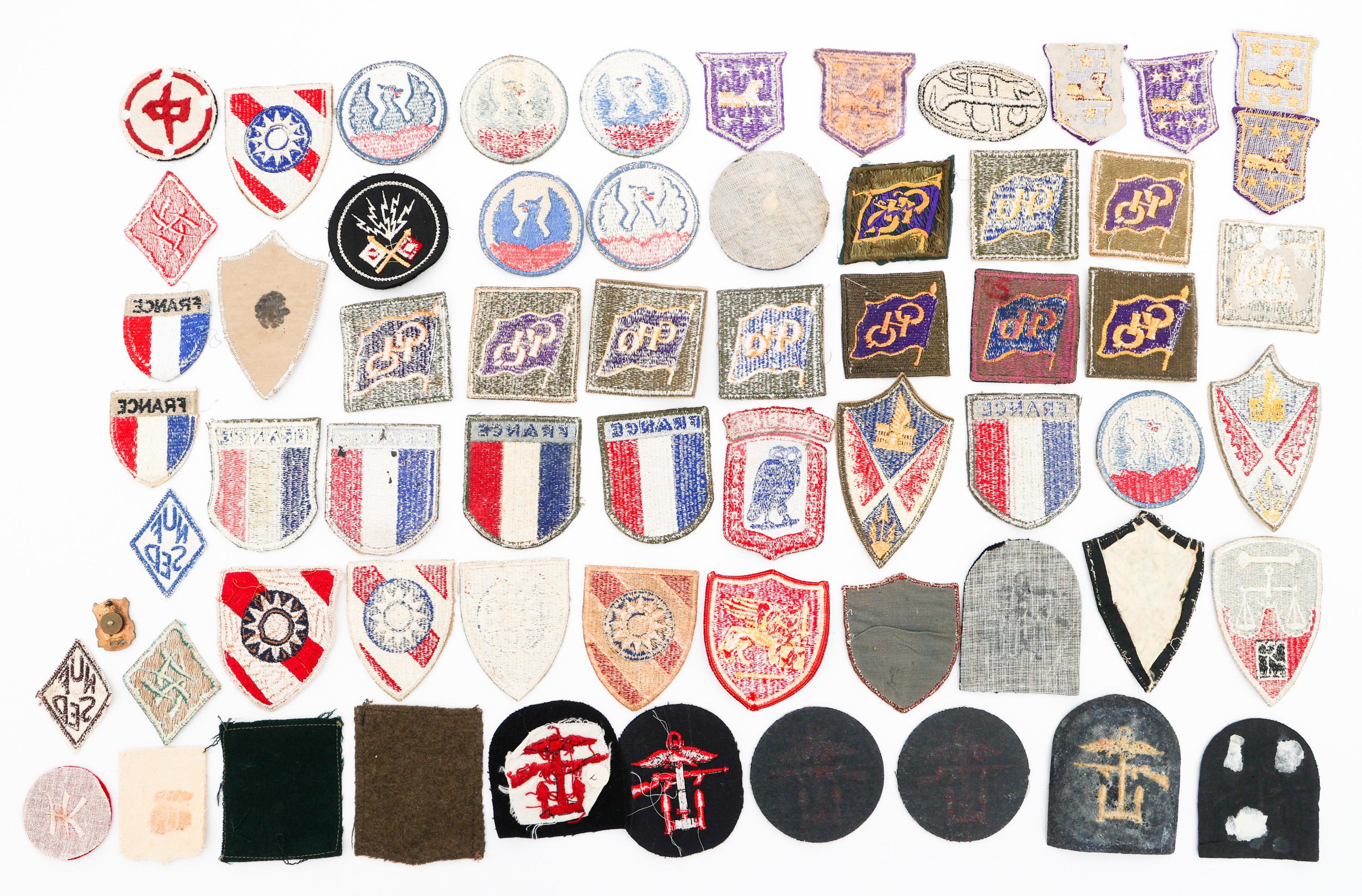 WWII - POST WAR US & WORLD THEATER MADE PATCHES