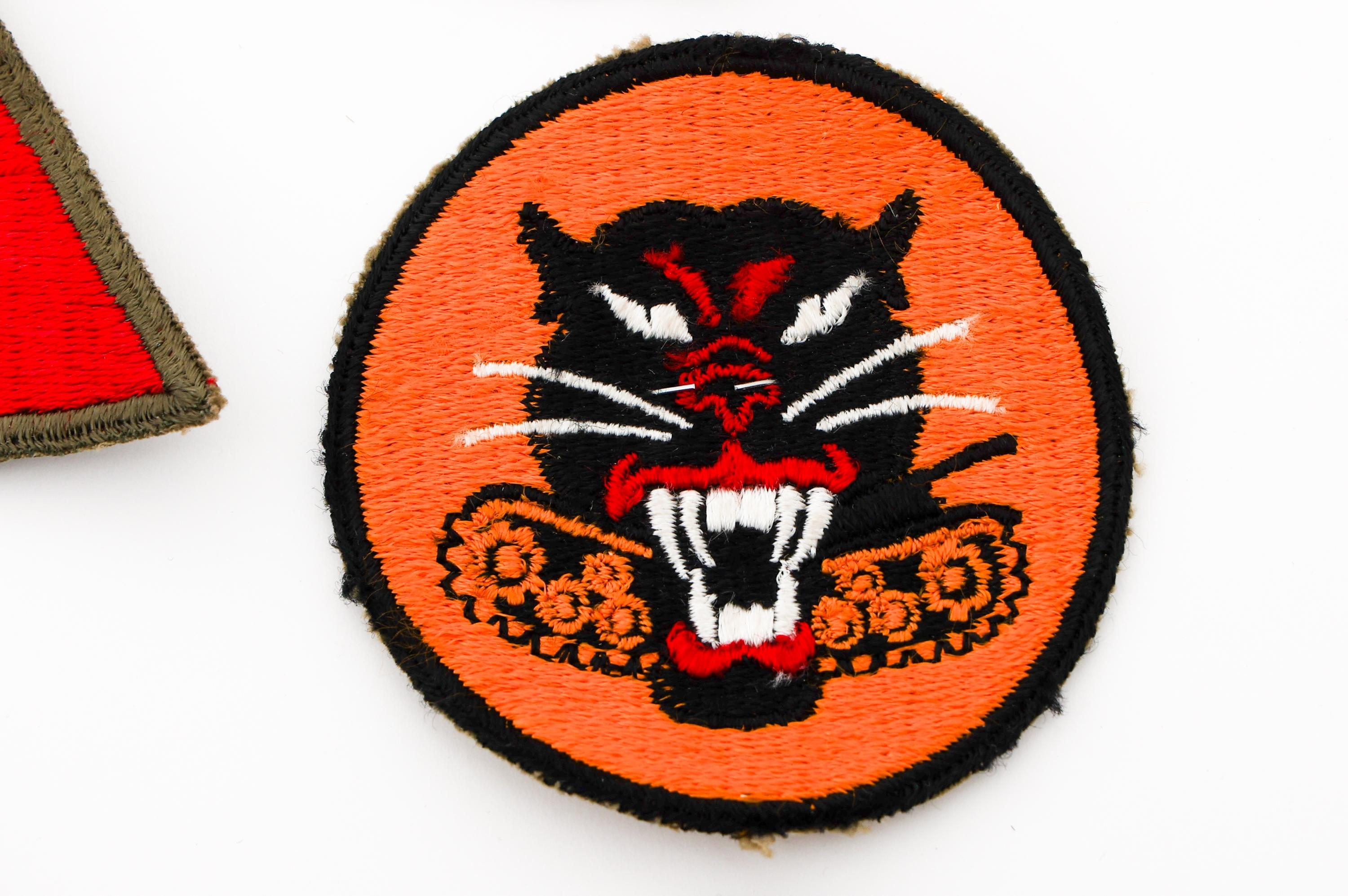 WWII US ARMY ARMORED DIV & TANK DESTROYER PATCHES