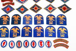 WWII - POST WAR US ARMY BRIGADE & DIVISION PATCHES