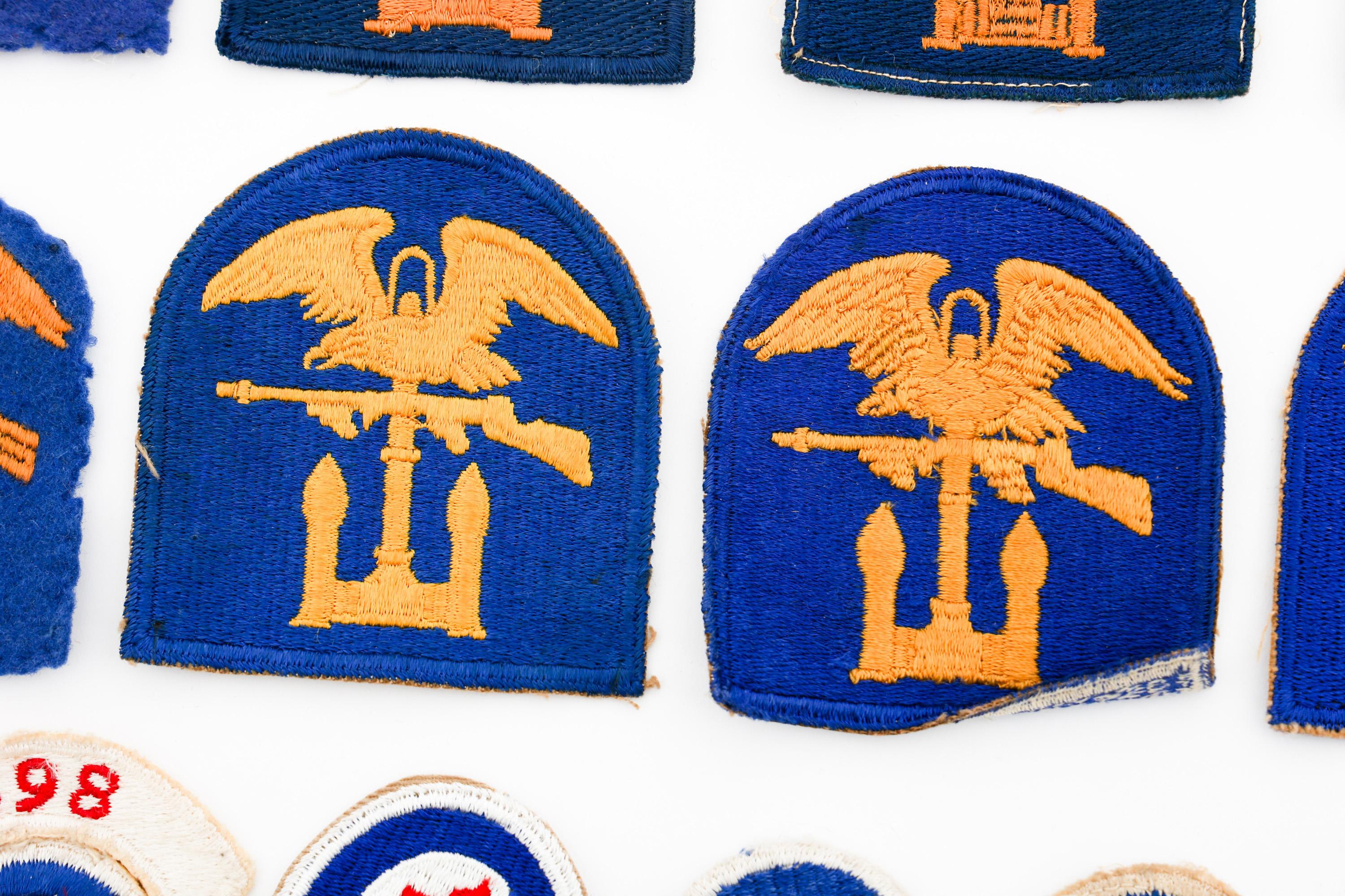 WWII - POST WAR US ARMY BRIGADE & DIVISION PATCHES