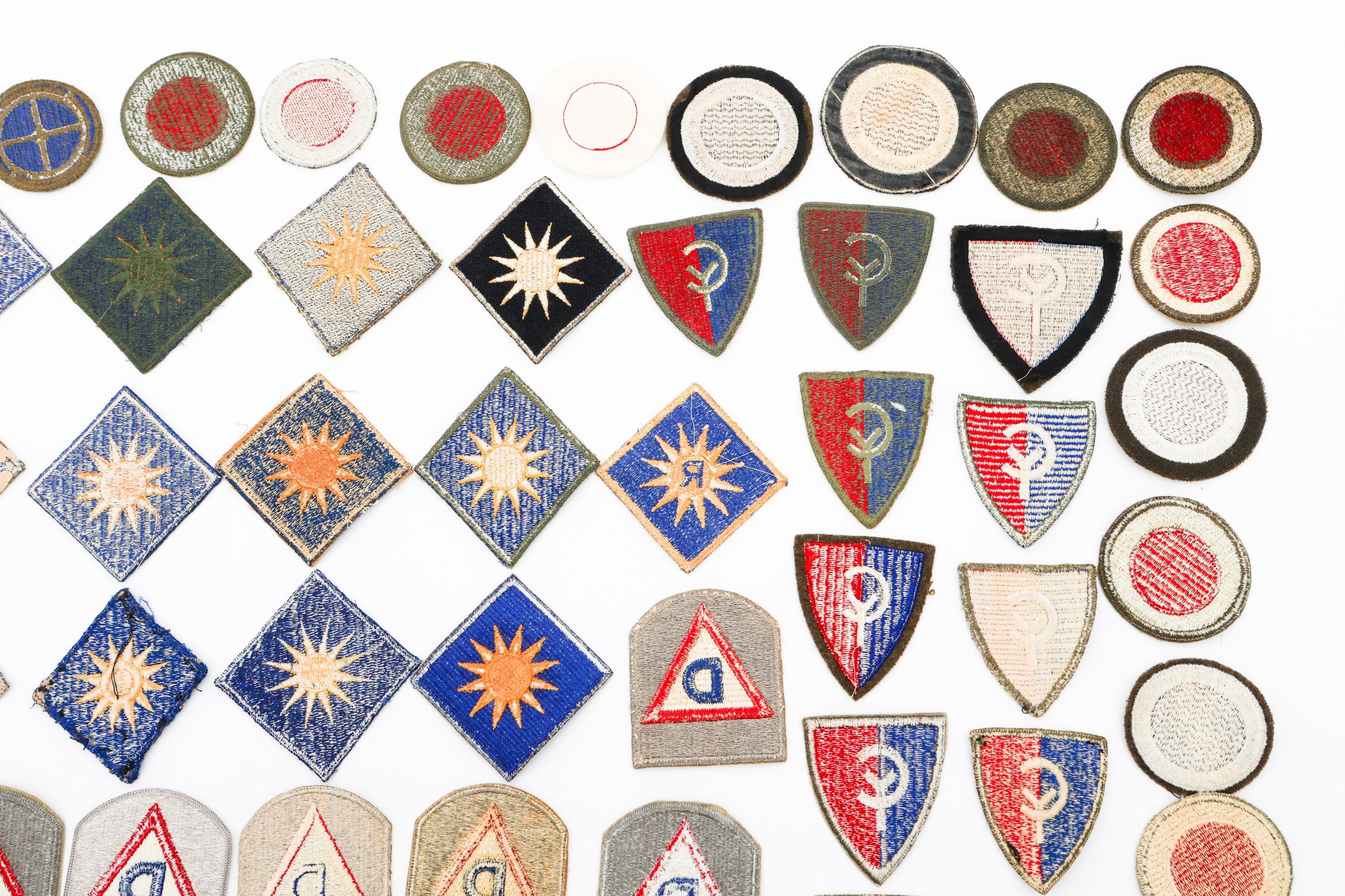 WWII US ARMY INFANTRY DIVISION PATCHES