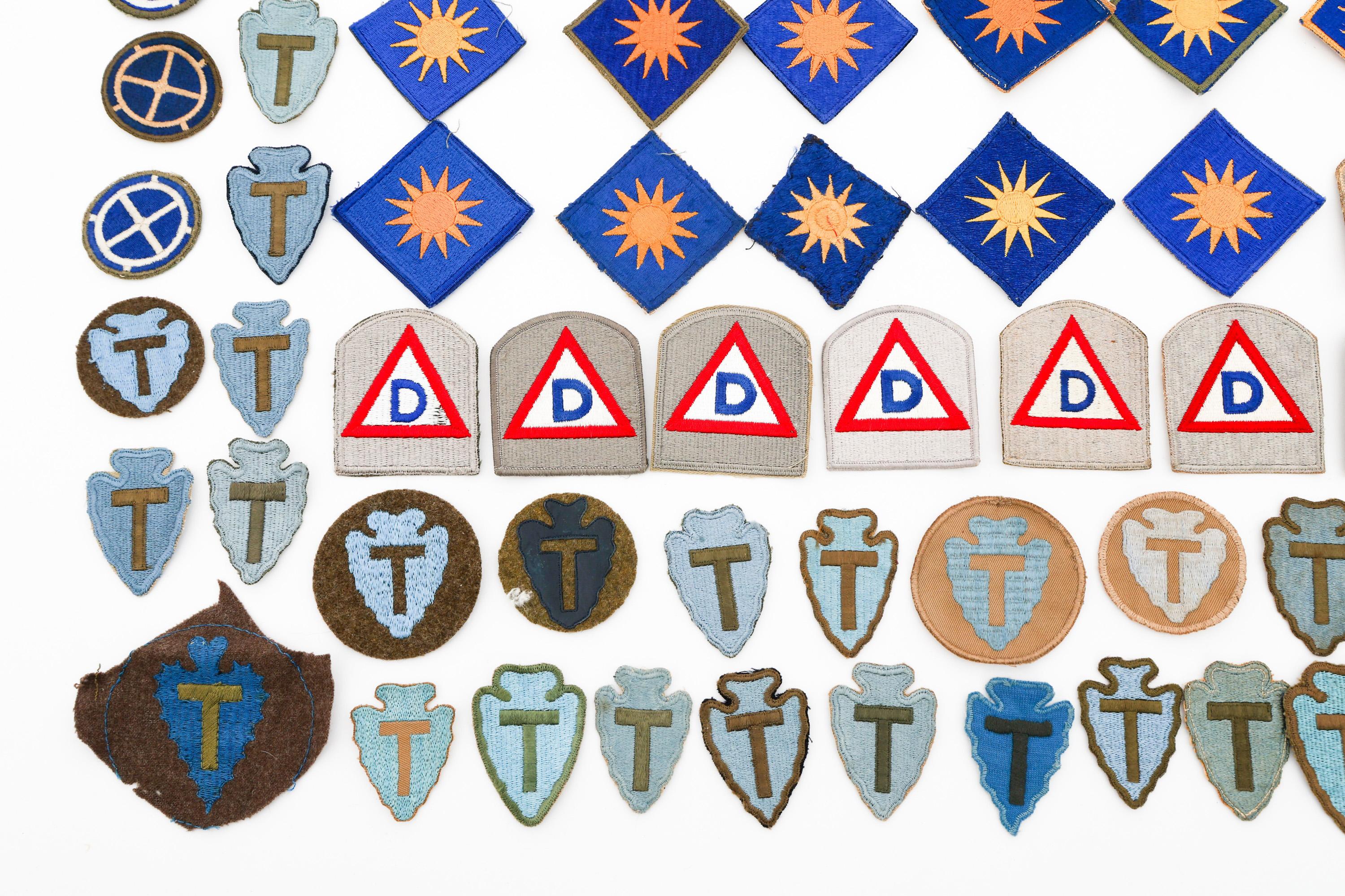 WWII US ARMY INFANTRY DIVISION PATCHES