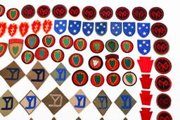 WWII US ARMY 23rd - 28th INFANTRY DIVISION PATCHES