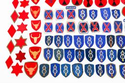 WWII US ARMY 6th - 12th INFANTRY DIVISION PATCHES