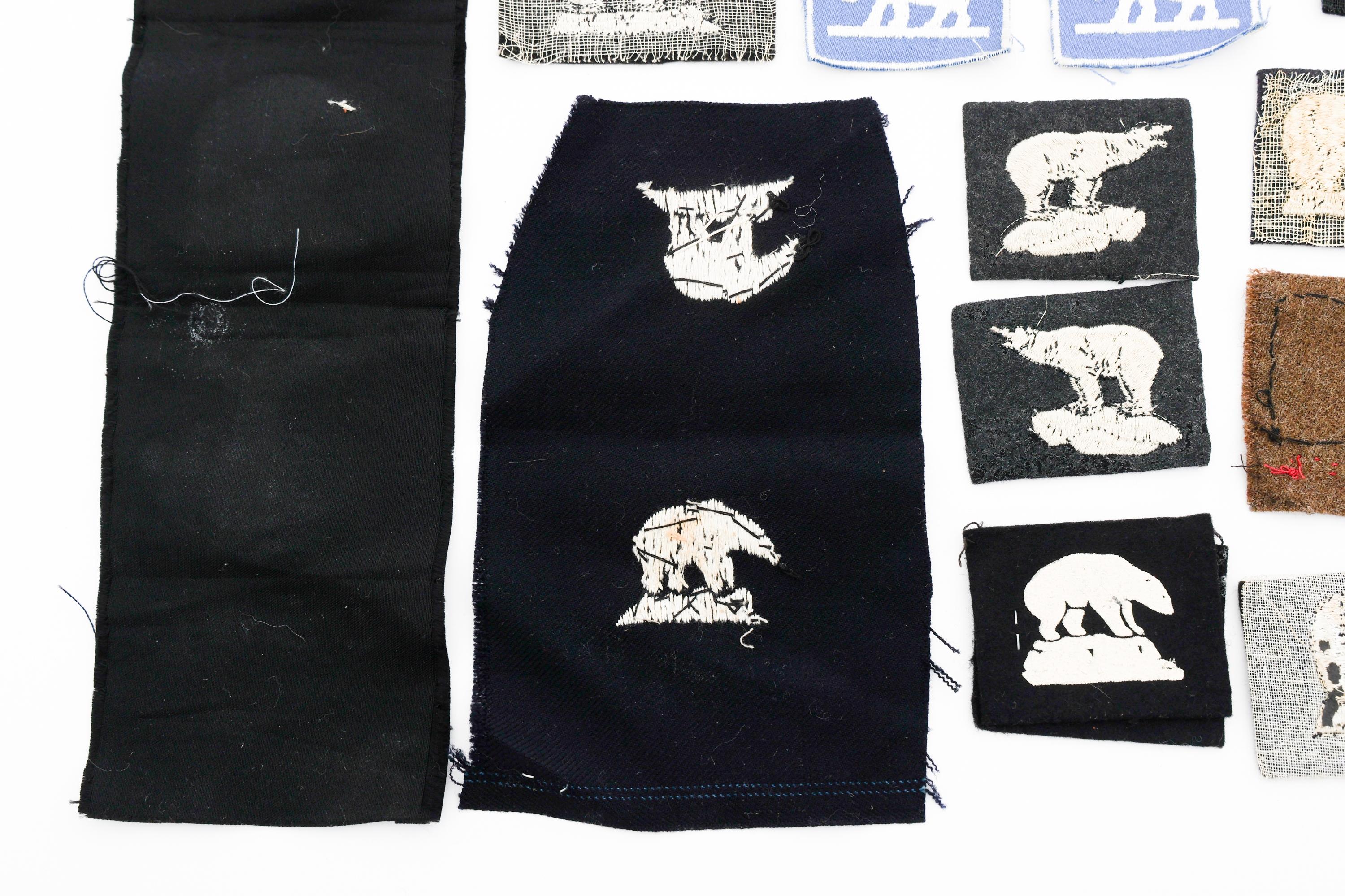 WWII USMC ICELAND OCCUPATION POLAR BEAR PATCHES