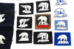 WWII USMC ICELAND OCCUPATION POLAR BEAR PATCHES