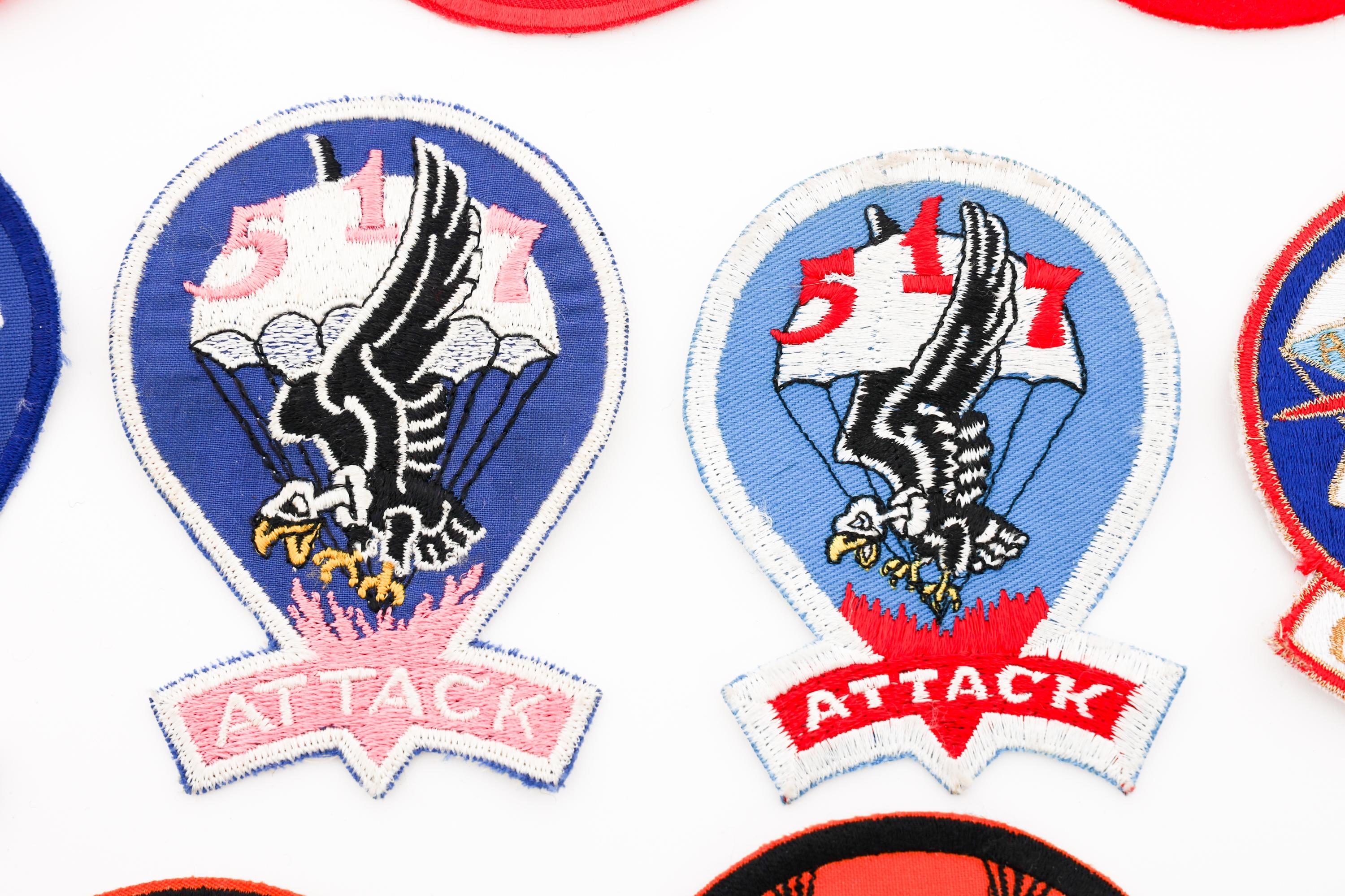 COLD WAR US ARMY AIRBORNE UNIT & SCHOOL PATCHES