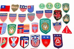 COLD WAR US ARMY OVERSEAS COMMAND & UNIT PATCHES