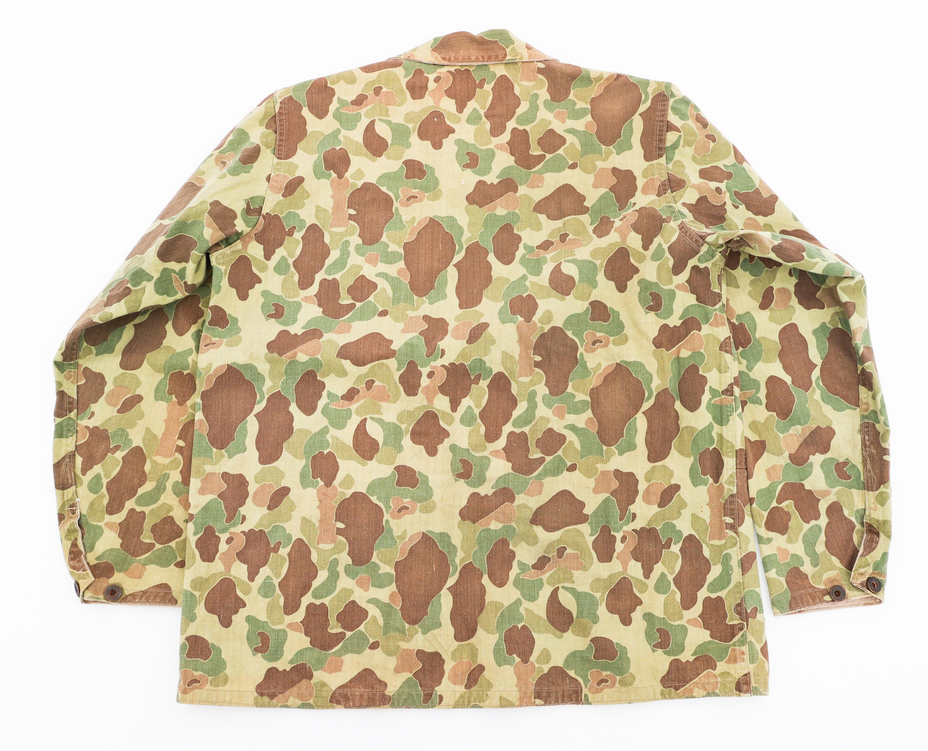 WWII USMC P44 HBT REVERSIBLE CAMO COMBAT JACKET