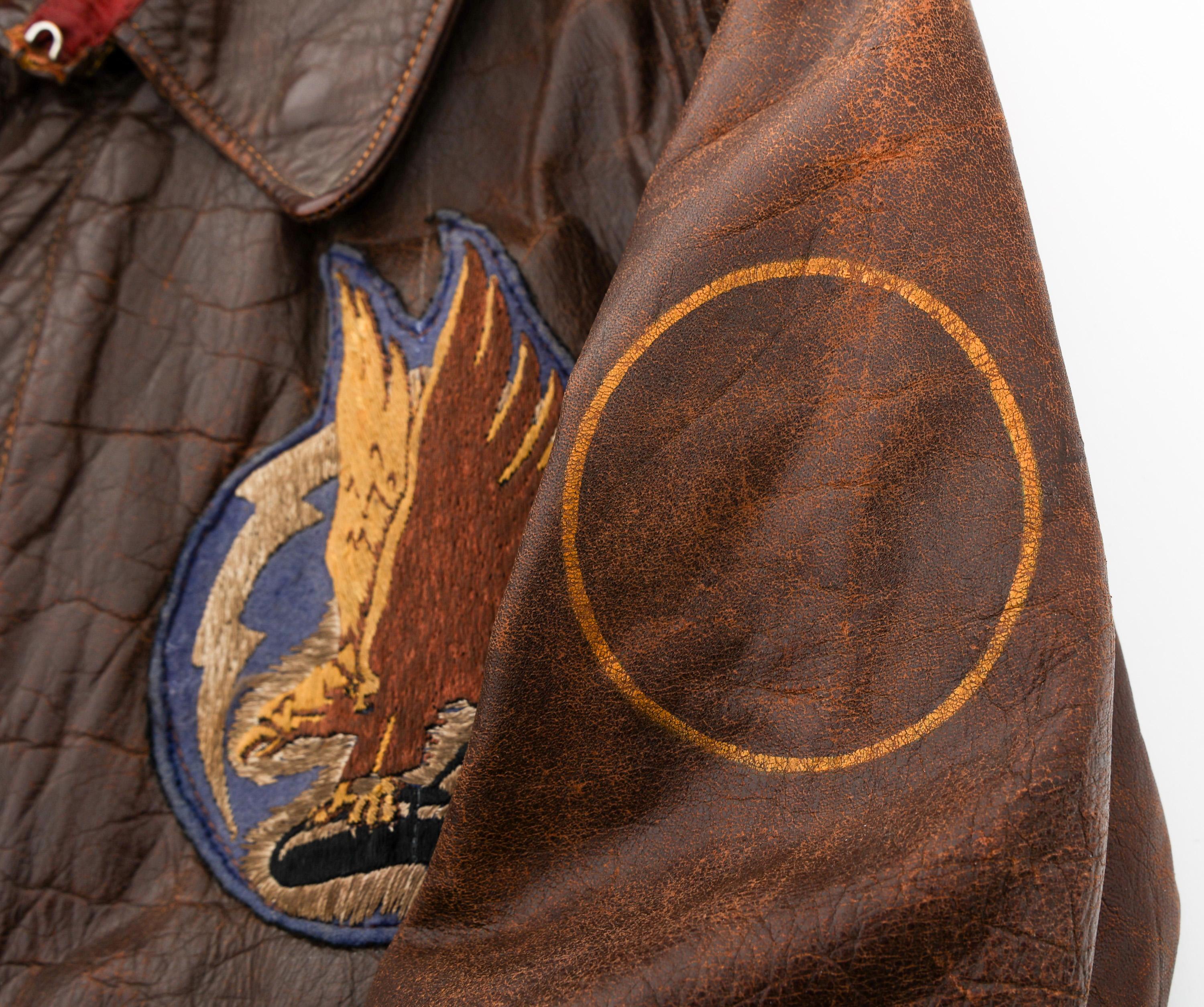 WWII USAAF 752nd BS TYPE A-2 FLIGHT JACKET