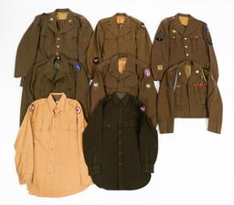 WWII - KOREAN WAR US ARMY & AAF EM / NCO UNIFORMS