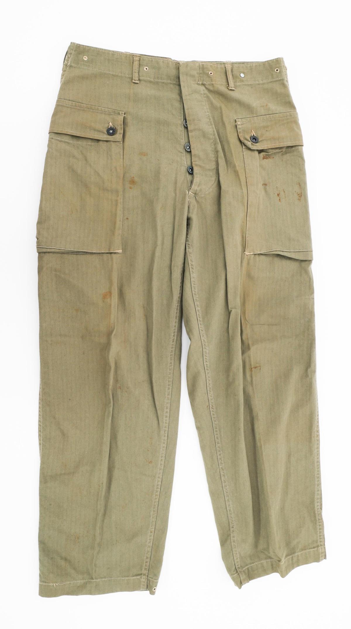 WWII USMC P44 HBT COMBAT PANTS