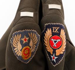 WWII USAAF 8th & 9th AIR FORCE OFFICER TUNICS