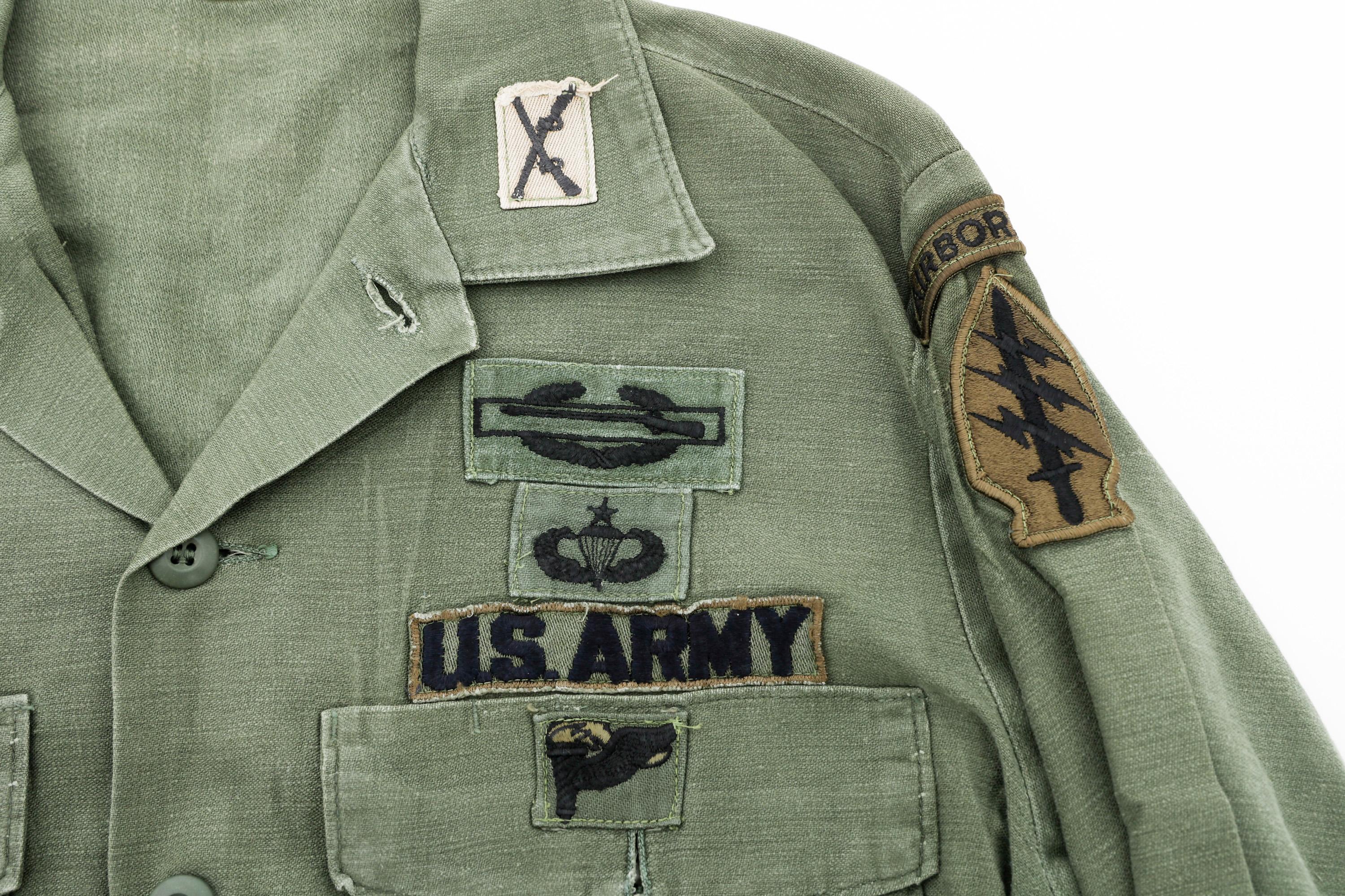 VIETNAM WAR US ARMY SF & AIRBORNE UTILITY SHIRTS