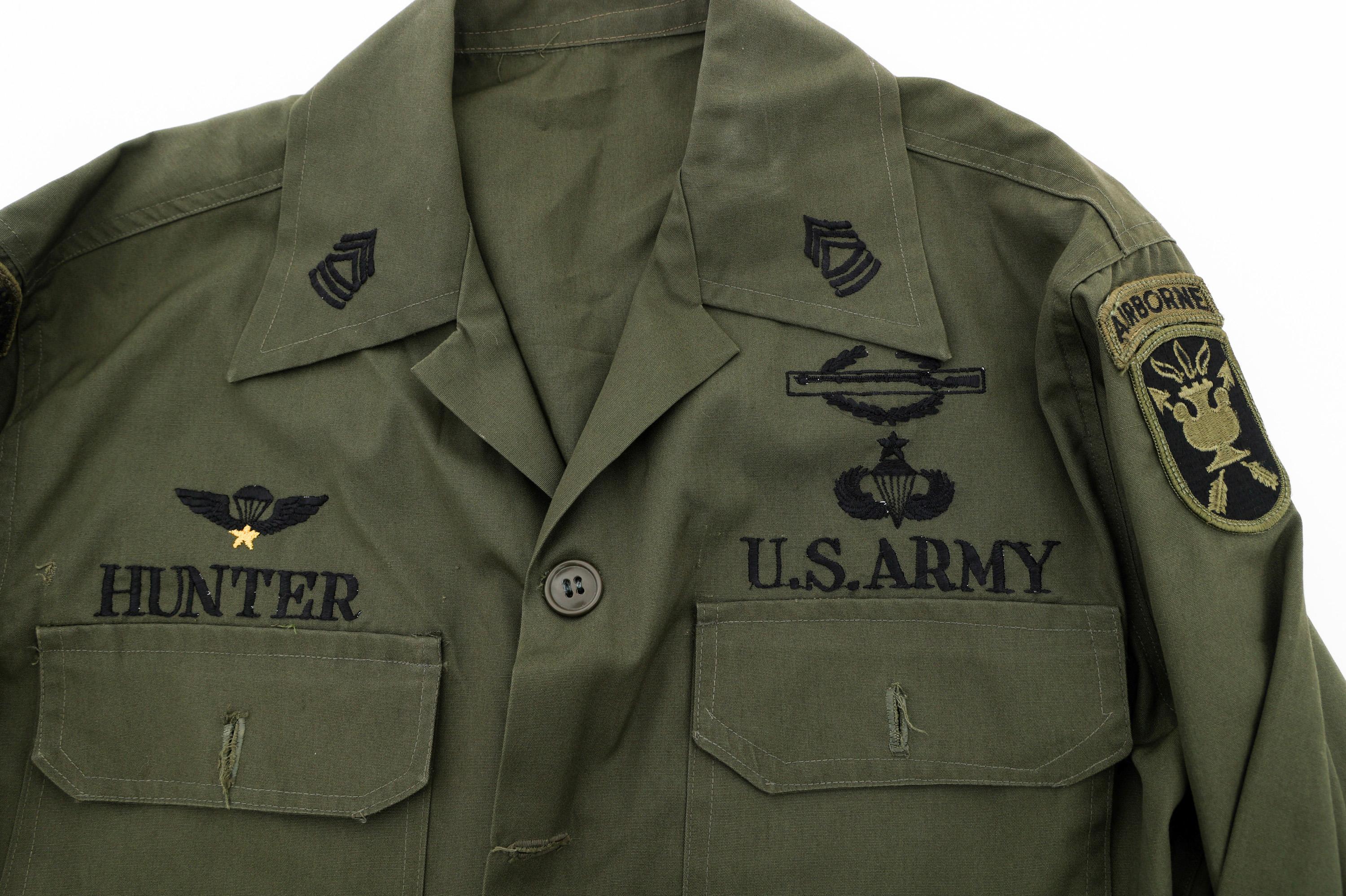 VIETNAM WAR US ARMY SF & AIRBORNE UTILITY SHIRTS