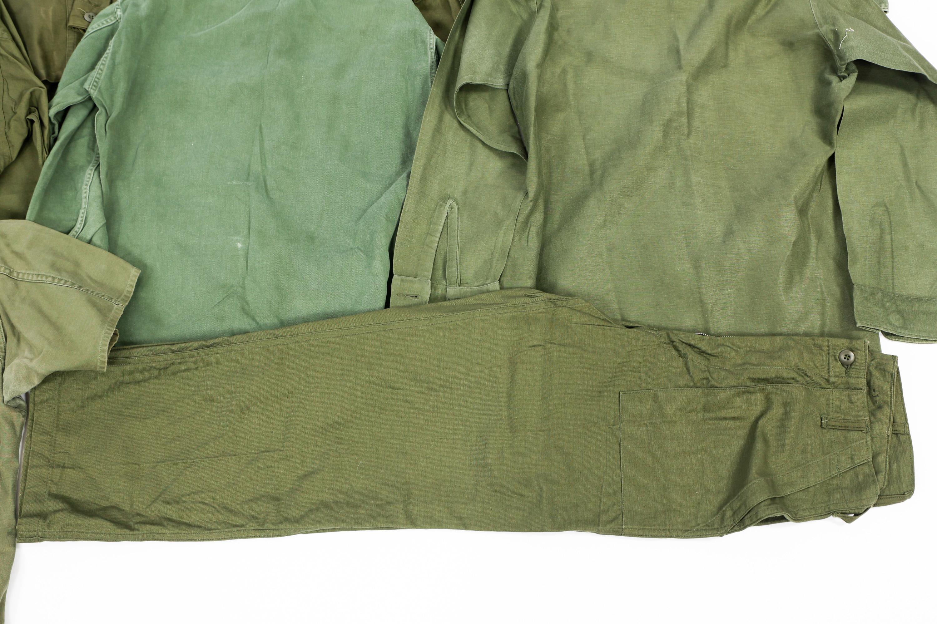 VIETNAM WAR US ARMY & NAVY OG-107 UTILITY SHIRTS