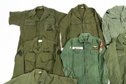 VIETNAM WAR US ARMY & NAVY OG-107 UTILITY SHIRTS