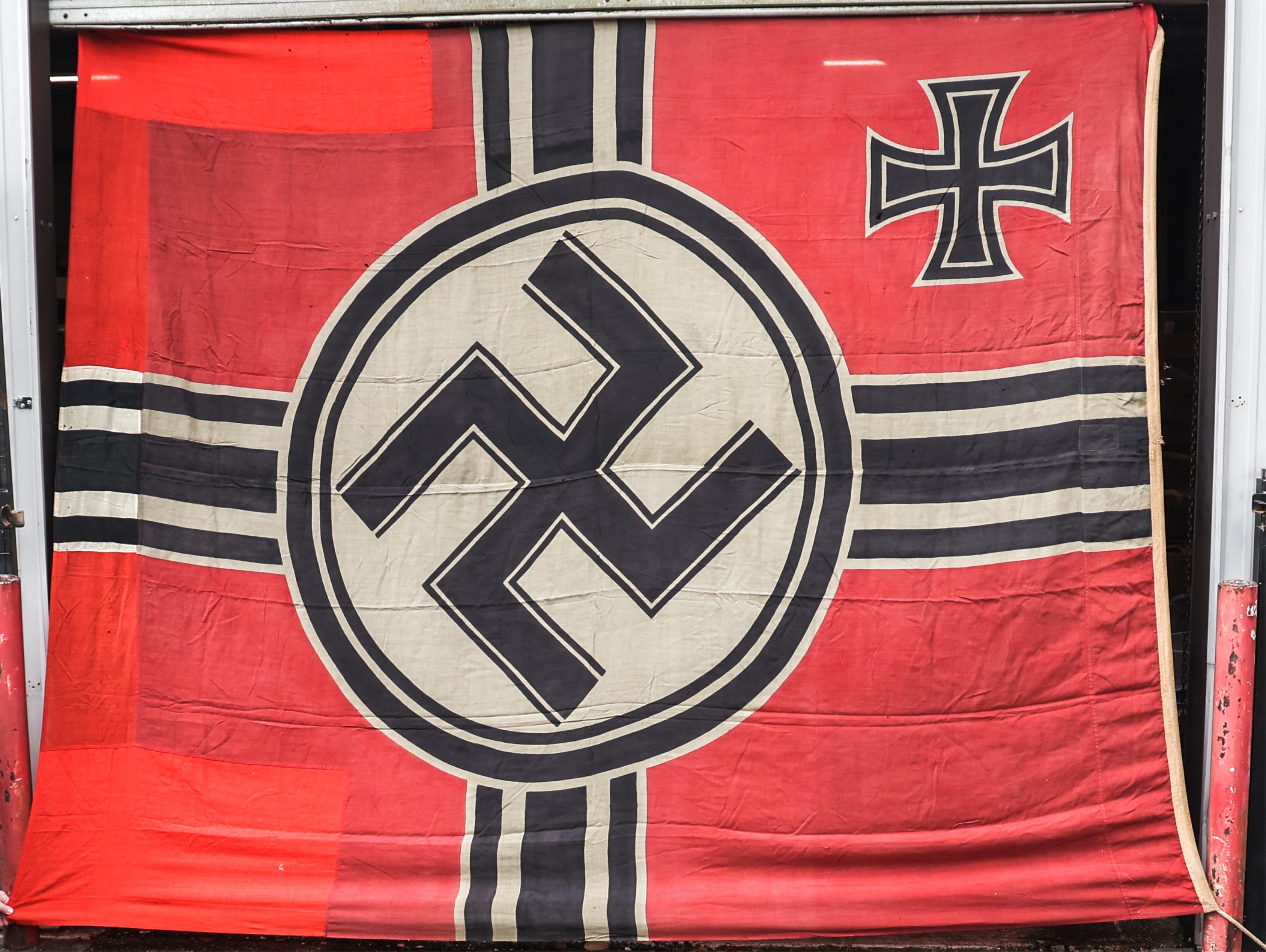 WWII GERMAN KRIEGSMARINE DESTROYER BATTLE FLAG