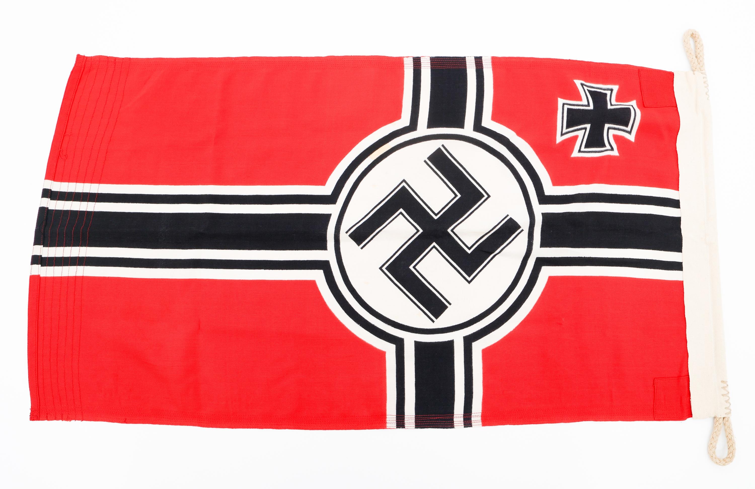 WWII GERMAN KRIEGSMARINE BATTLE FLAG
