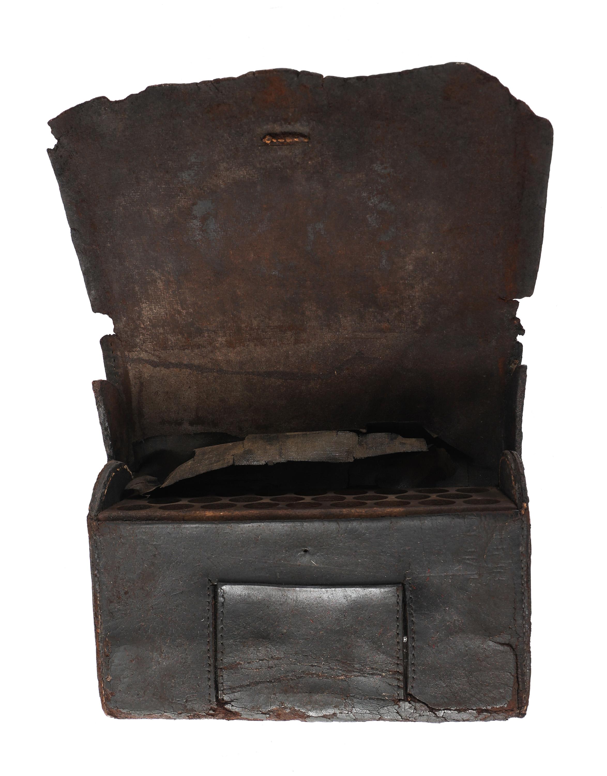 WAR OF 1812 US ARMY LARGE CARTRIDGE BOX