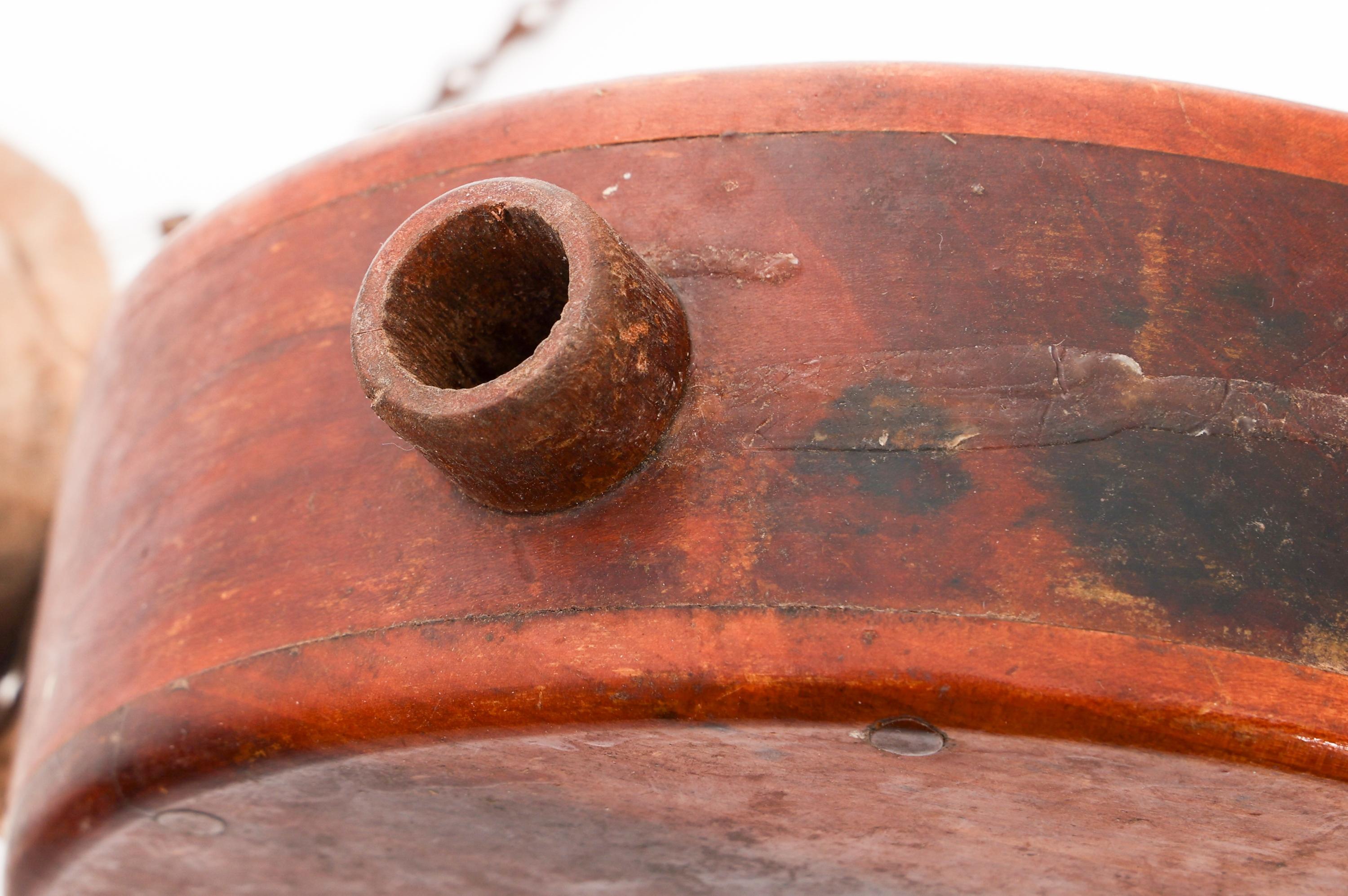 US CIVIL WAR WOODEN DRUM CANTEEN