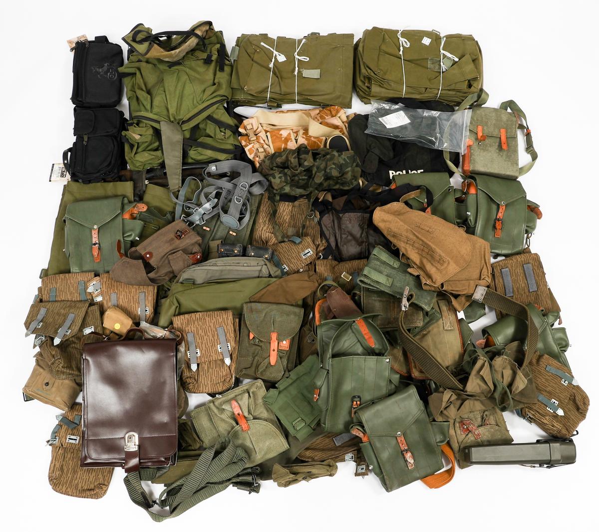 COLD WAR EAST & WEST GERMAN FIELD GEAR & POUCHES