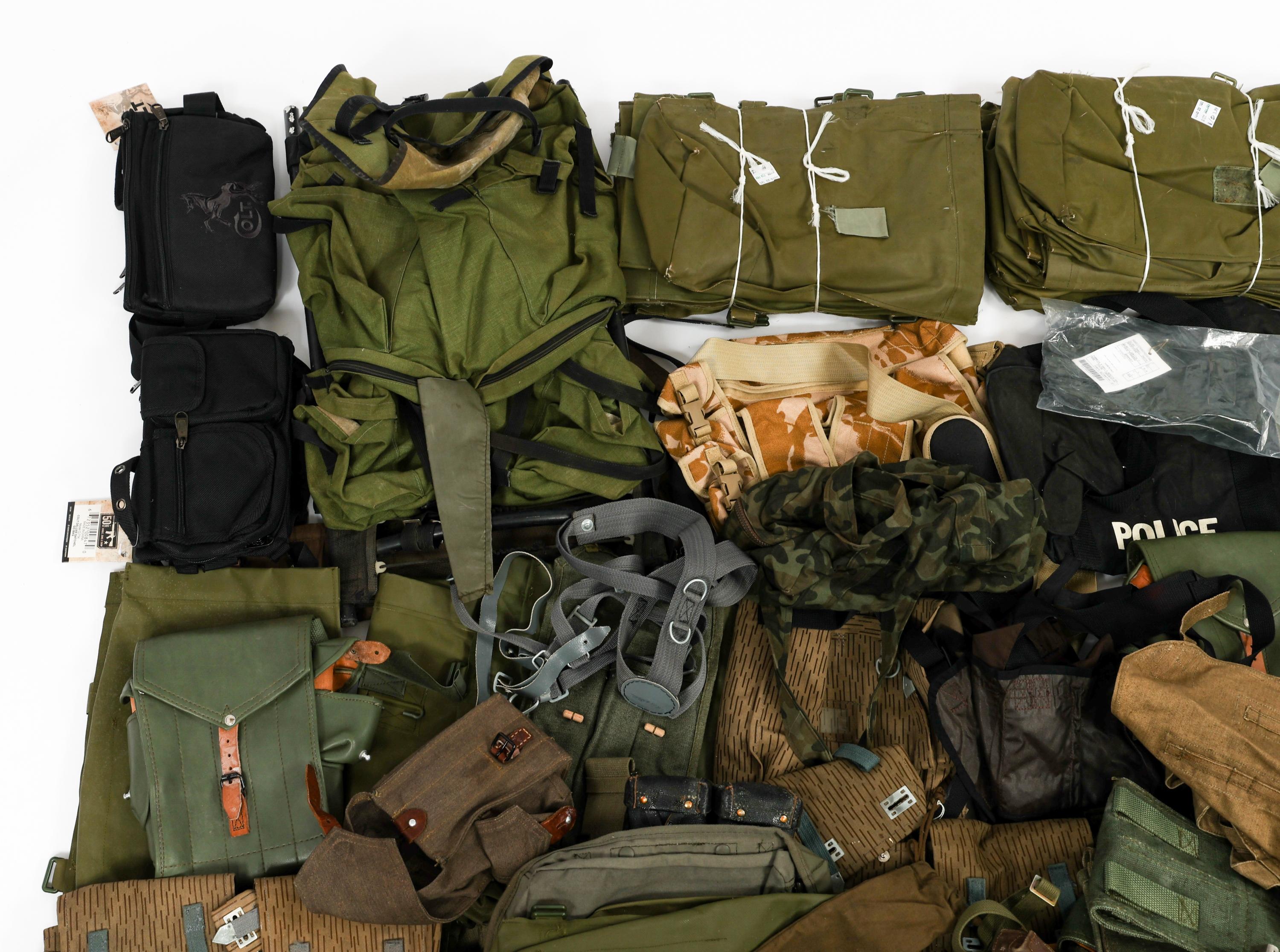 COLD WAR EAST & WEST GERMAN FIELD GEAR & POUCHES