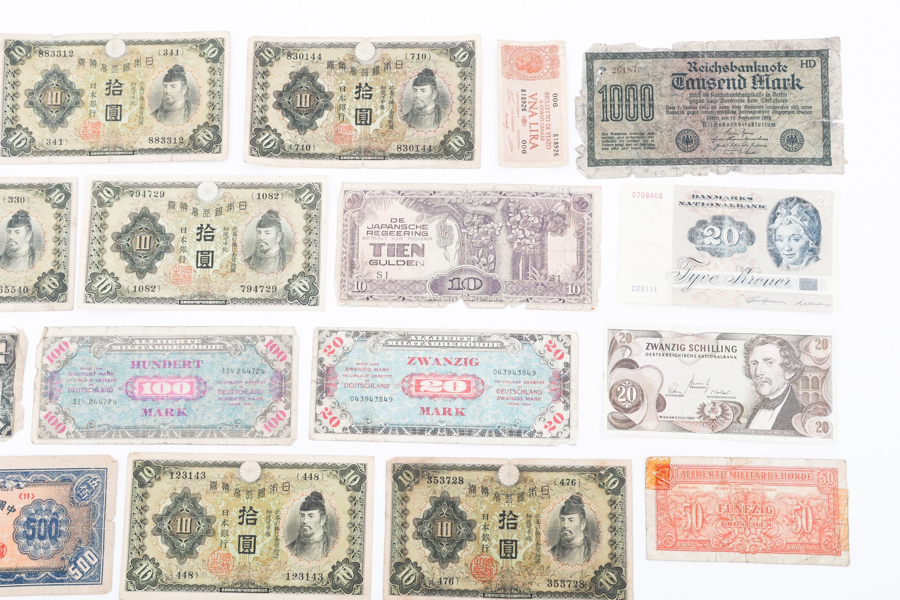 WWII - COLD WAR OCCUPATION & WORLD BANK NOTES