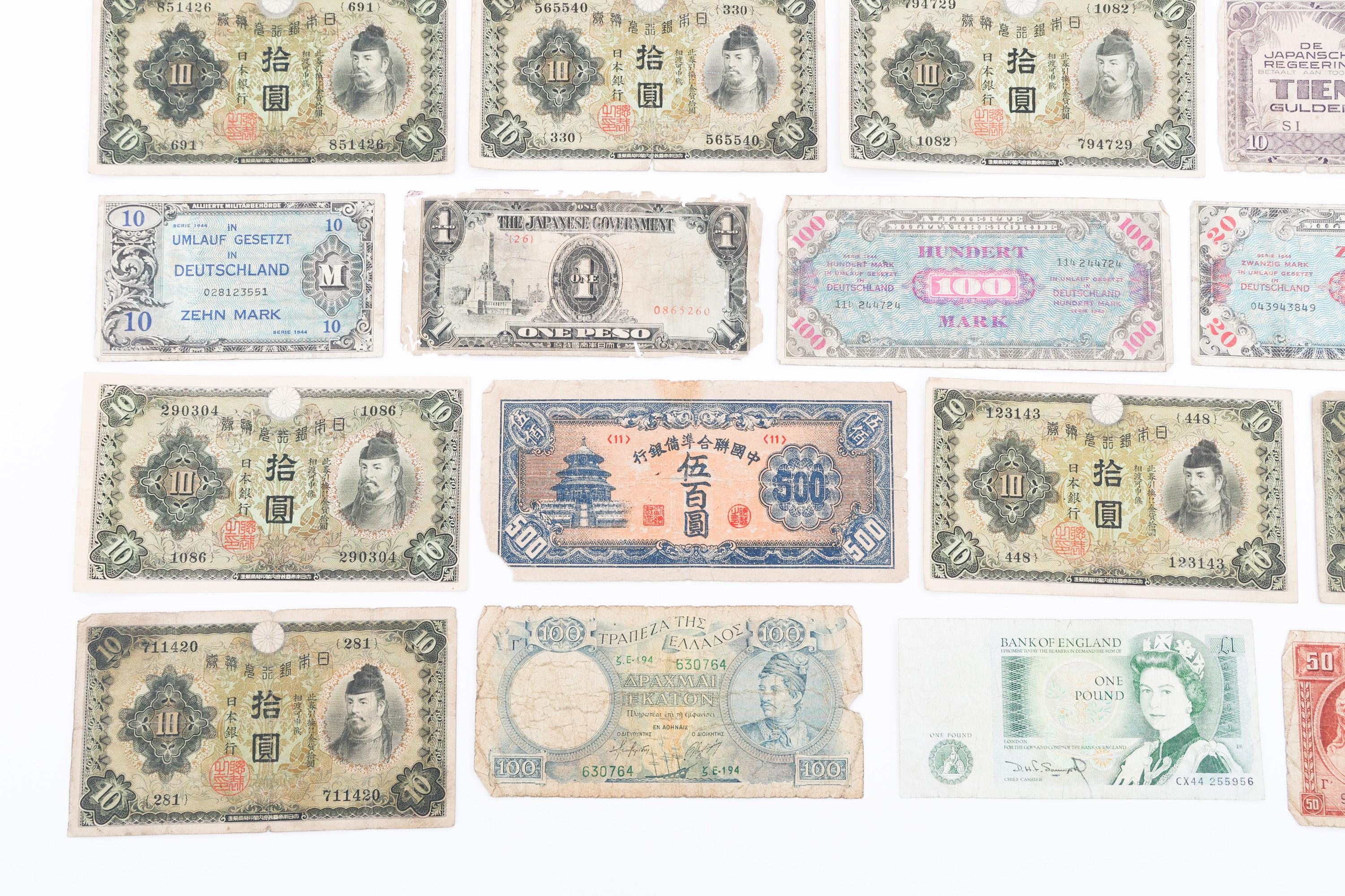 WWII - COLD WAR OCCUPATION & WORLD BANK NOTES