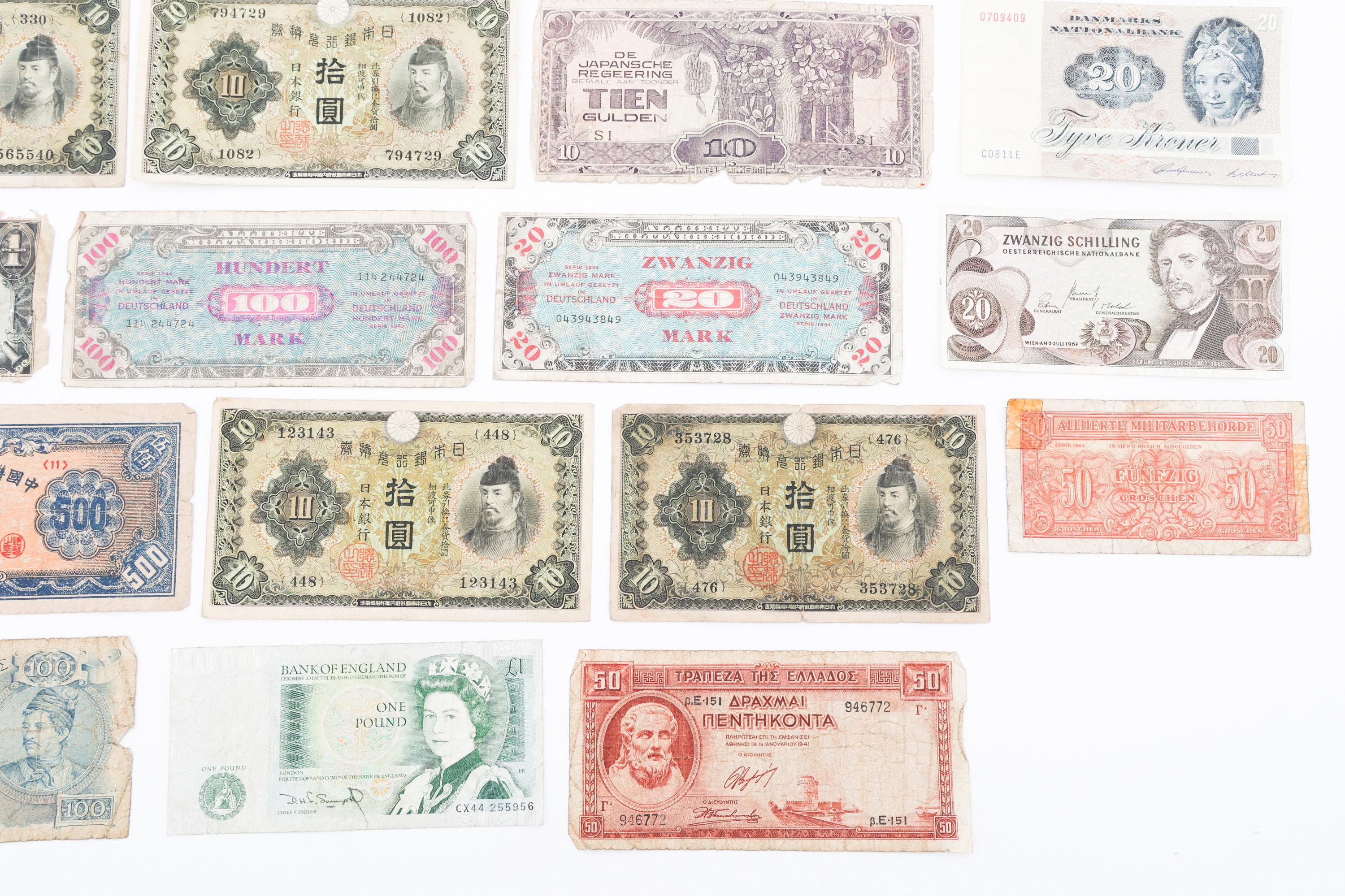 WWII - COLD WAR OCCUPATION & WORLD BANK NOTES