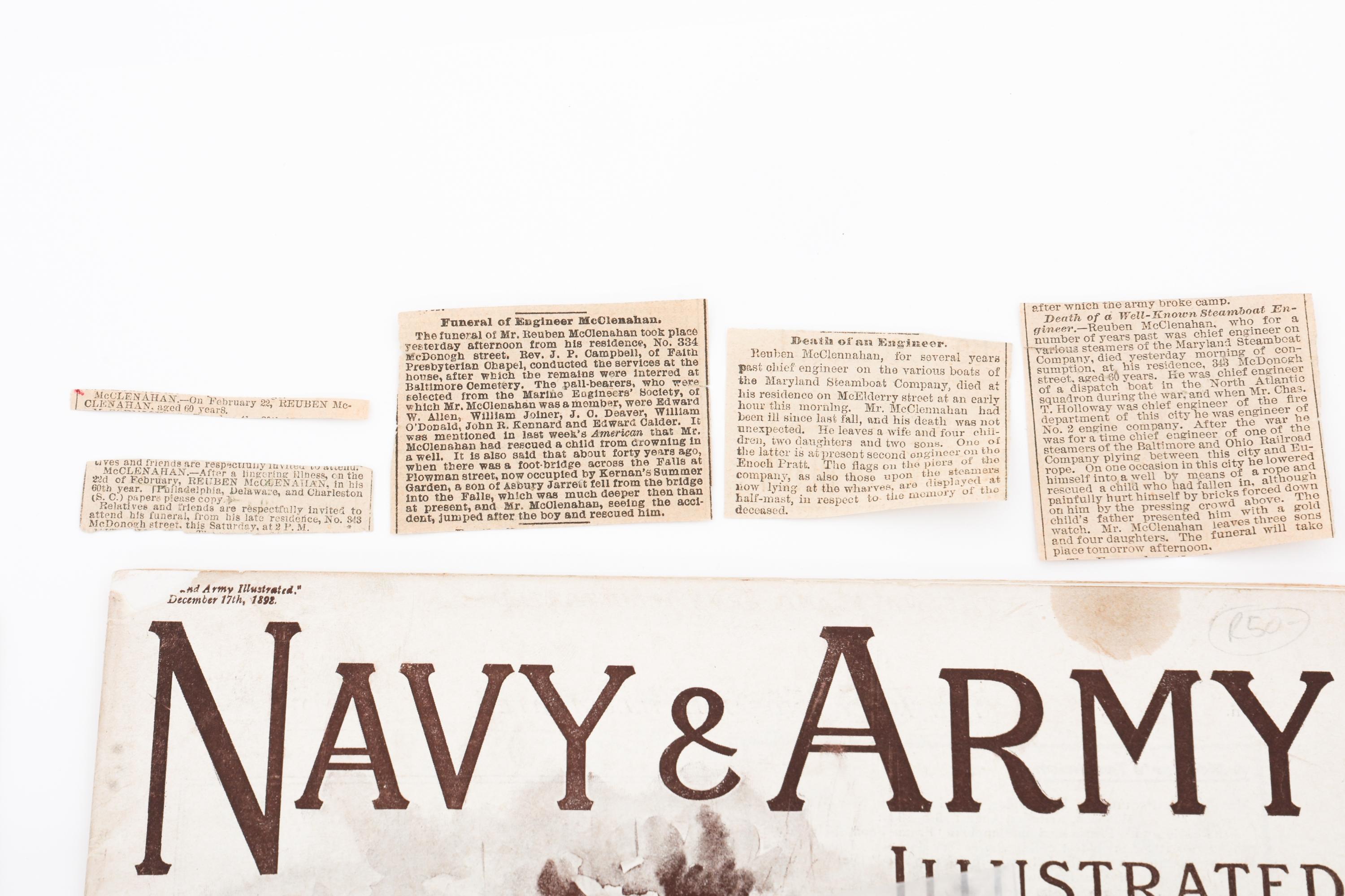 CIVIL WAR - WWI US & BRITISH JOURNALS & NEWSPAPERS