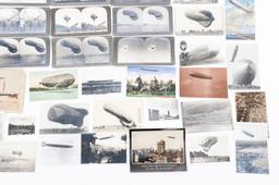 WWI - WWII ZEPPELIN / BLIMP PHOTOS & POSTCARDS