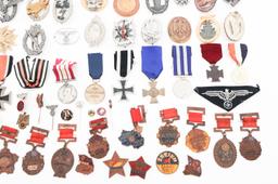 REENACTOR WWII GERMAN & JAPANESE MEDALS & BADGES