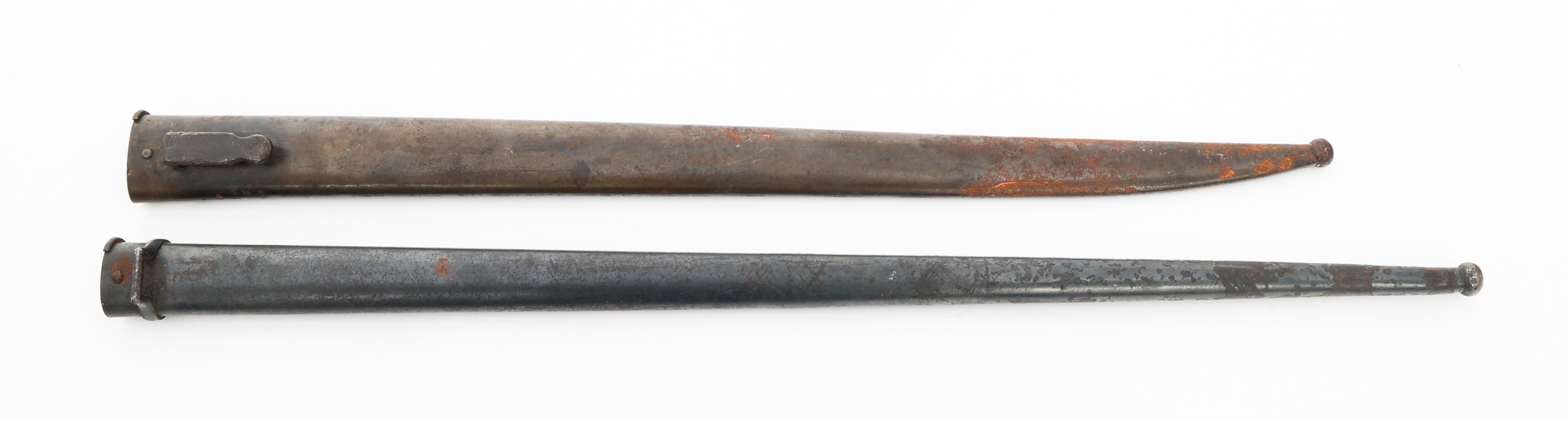 19th C. FRENCH & PORTUGUESE BAYONETS & SCABBARDS