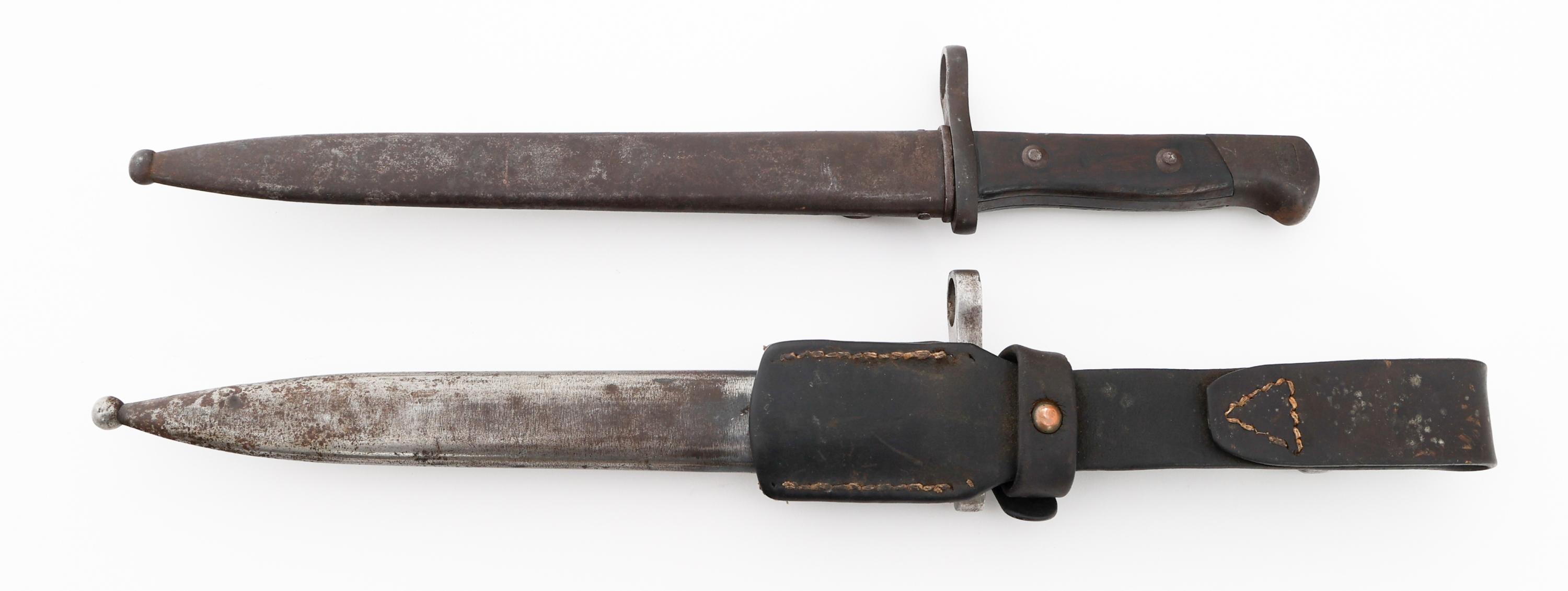 CHILEAN M1895 & TURKISH M1913 BAYONETS & SCABBARDS