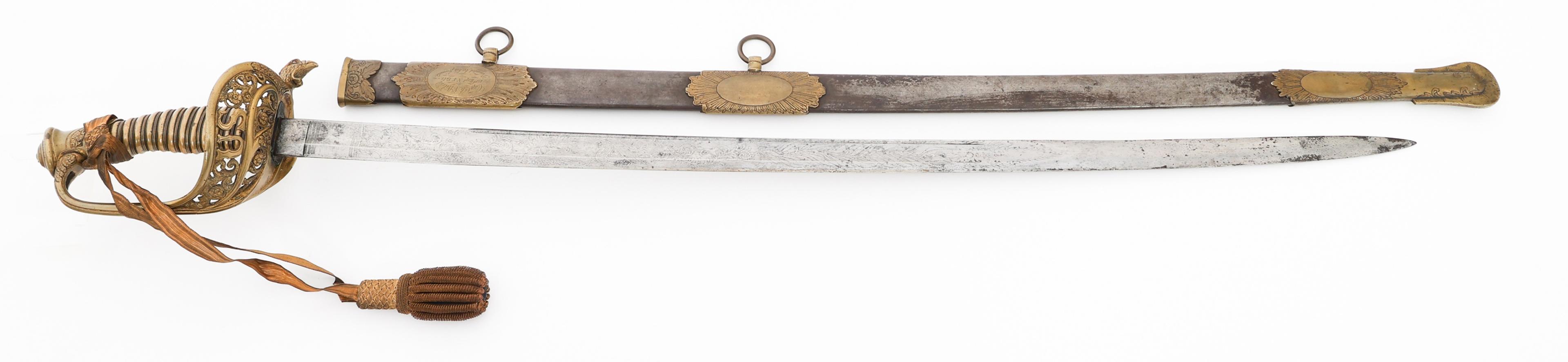 CIVIL WAR US NAMED PRESENTATION SWORD BY COLLINS