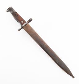 US ARMY MODEL 1892 KRAG BAYONET WITH SCABBARD