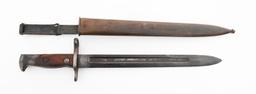 US ARMY MODEL 1892 KRAG BAYONET WITH SCABBARD