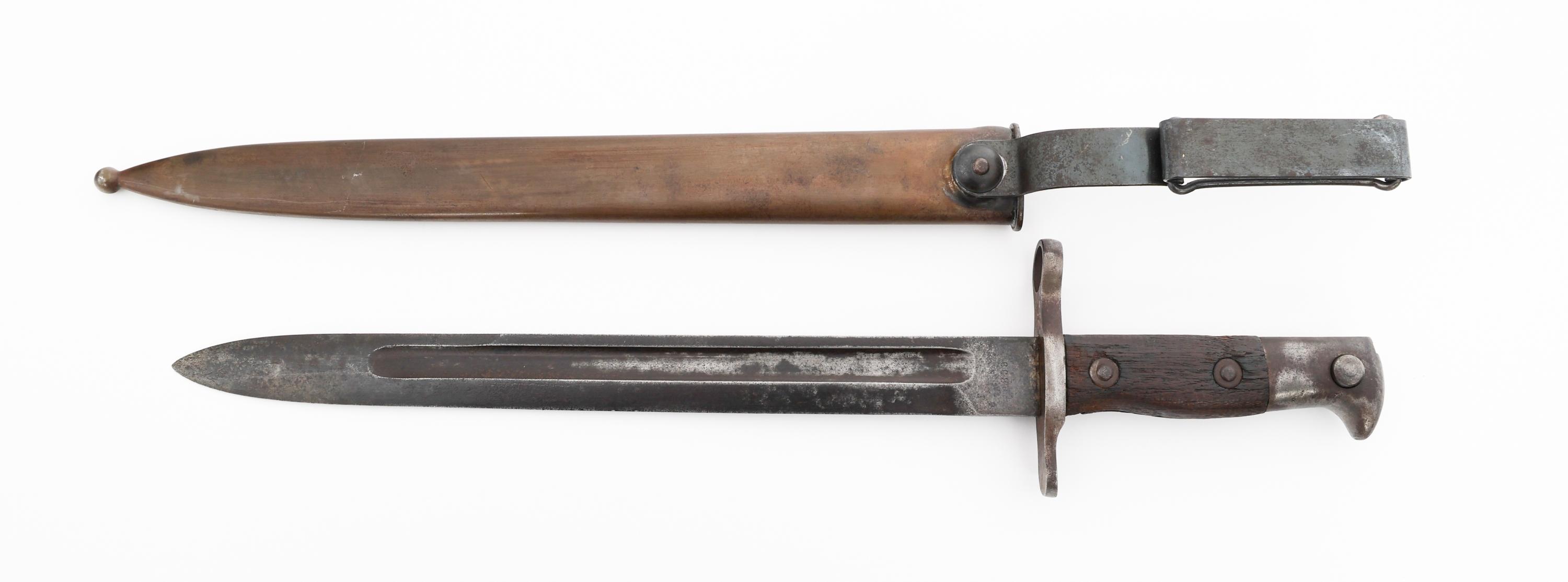 US ARMY MODEL 1892 KRAG BAYONET WITH SCABBARD