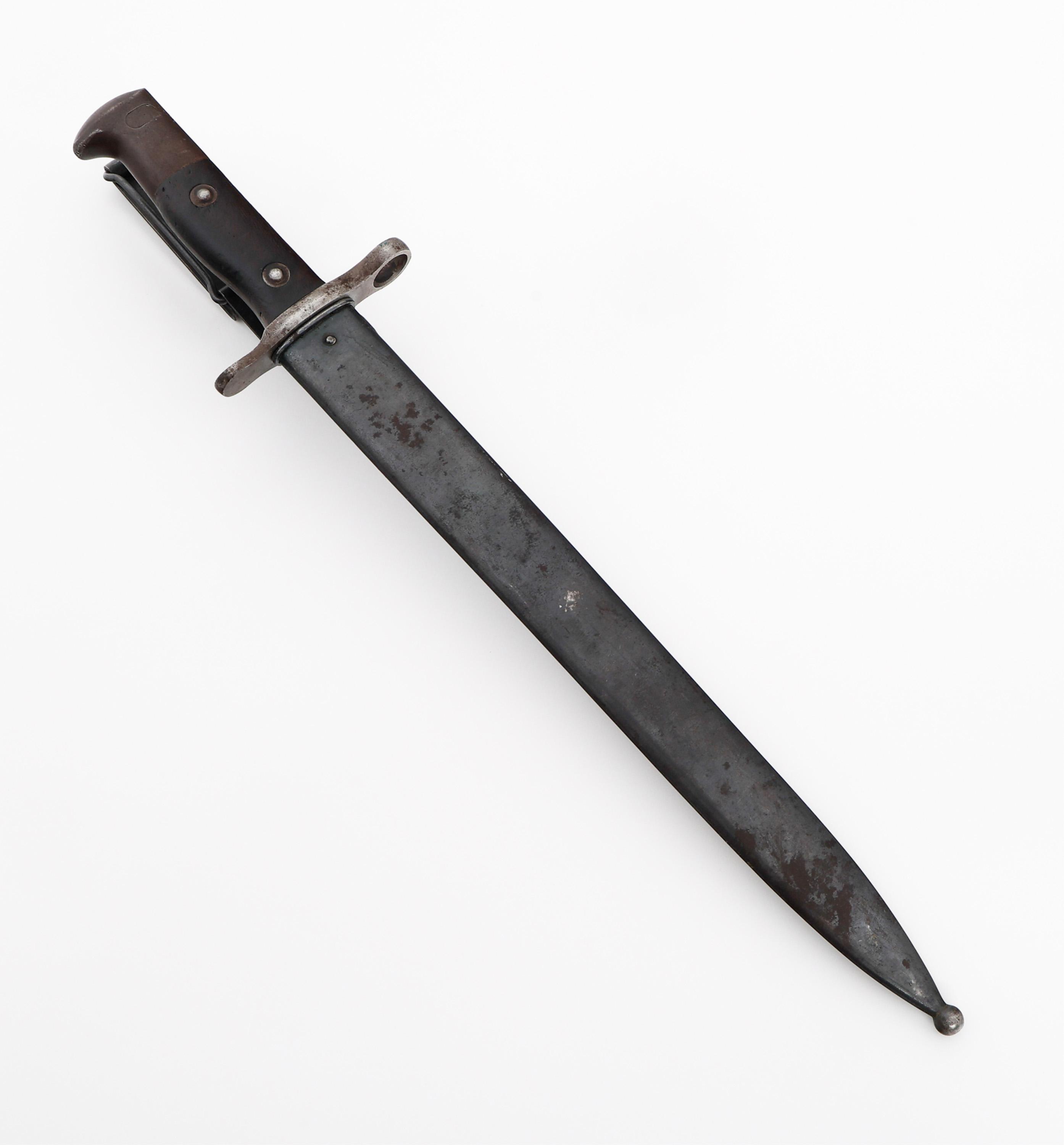 US ARMY MODEL 1892 KRAG BAYONET WITH SCABBARD