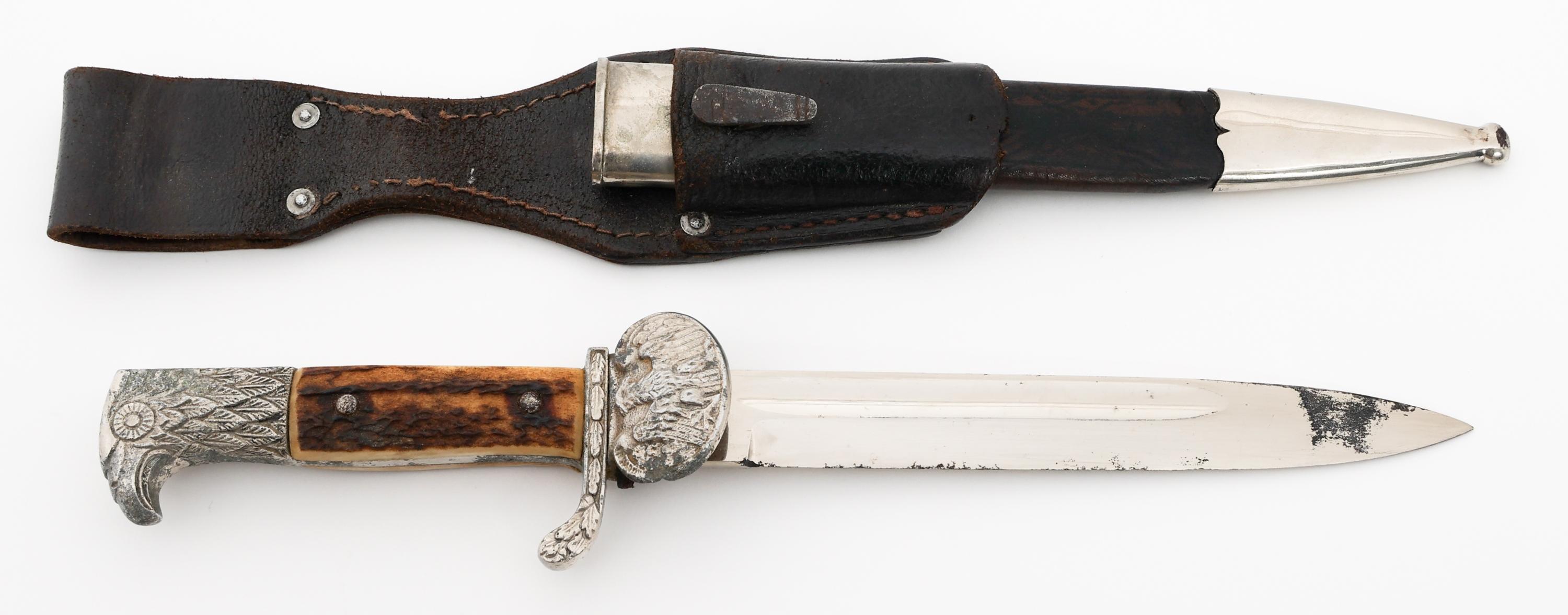 WEIMAR REPUBLIC POLICE CLAMSHELL BAYONET by CLEMEN