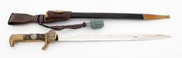 WEIMAR REPUBLIC POLICE CLAMSHELL BAYONET by E&F