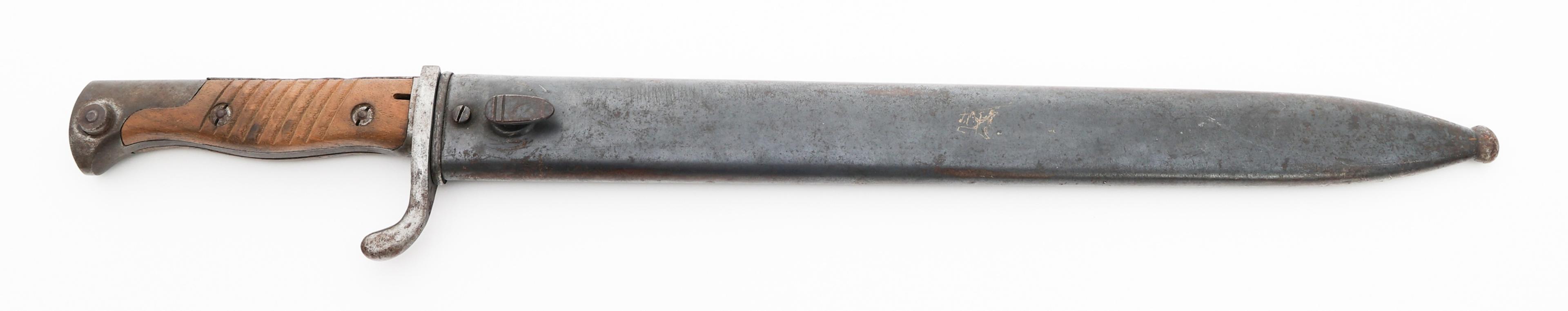 WWI GERMAN M1898/05 SAWBACK BUTCHER BAYONET