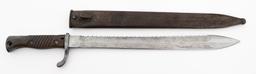 WWI GERMAN M1898/05 SAWBACK BUTCHER BAYONET