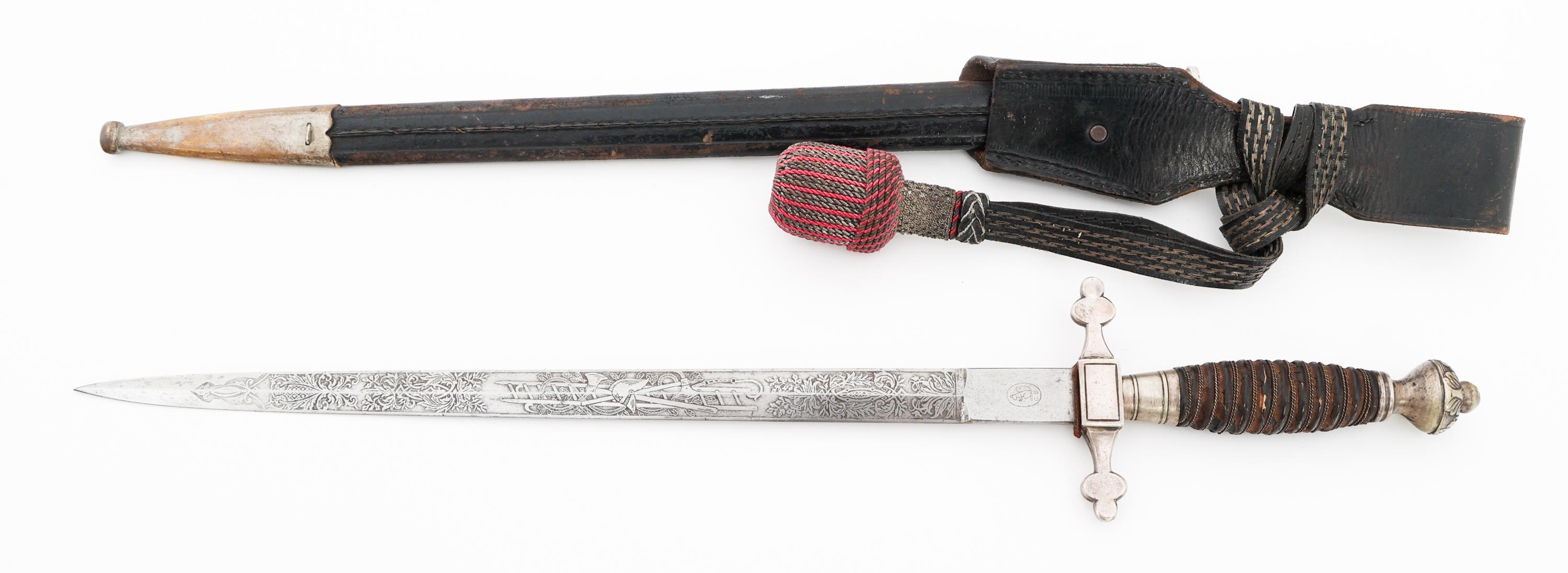 WEIMAR REPUBLIC FIREMAN DEDICATION DAGGER