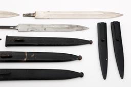 WWI - WWII GERMAN BAYONET BLADES & SCABBARDS