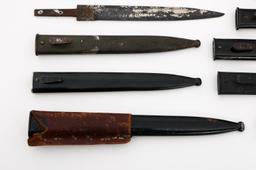 WWI - WWII GERMAN BAYONET BLADES & SCABBARDS